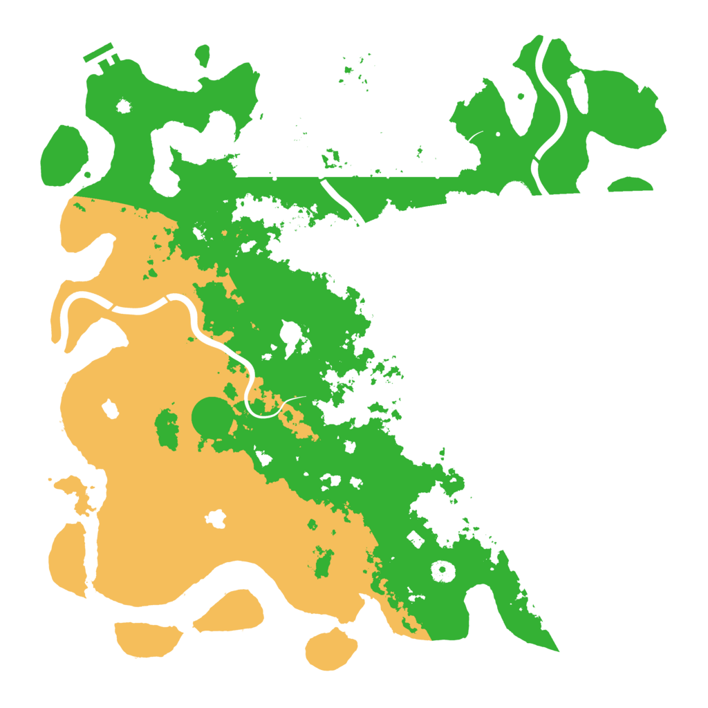 Biome Rust Map: Procedural Map, Size: 4500, Seed: 122662405