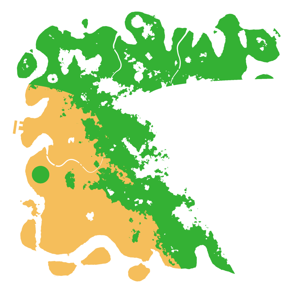 Biome Rust Map: Procedural Map, Size: 4500, Seed: 122662405