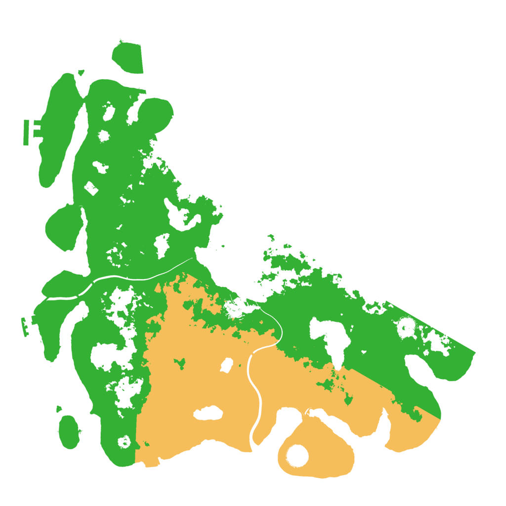 Biome Rust Map: Procedural Map, Size: 4000, Seed: 265159916