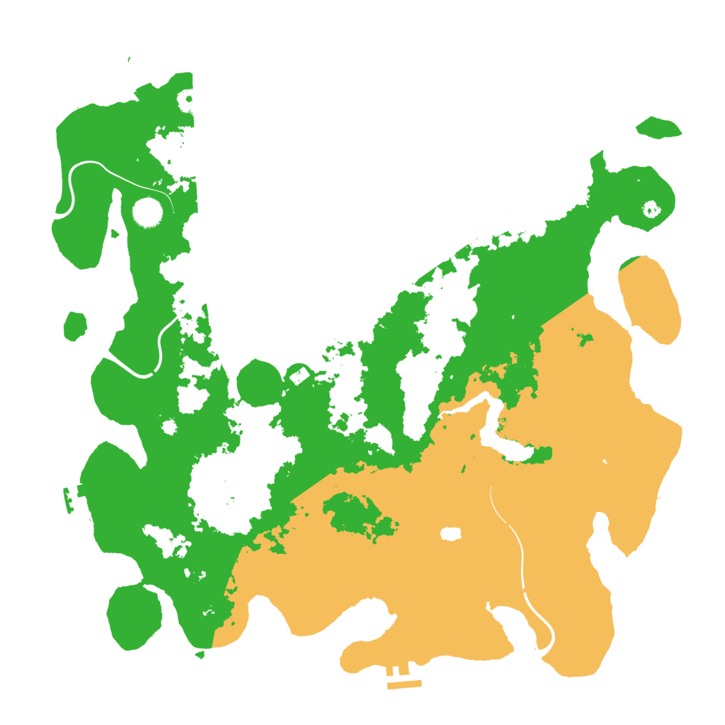 Biome Rust Map: Procedural Map, Size: 4250, Seed: 69884770