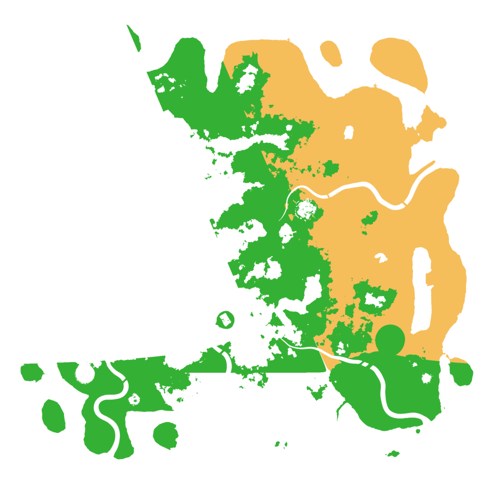 Biome Rust Map: Procedural Map, Size: 4500, Seed: 2008725167
