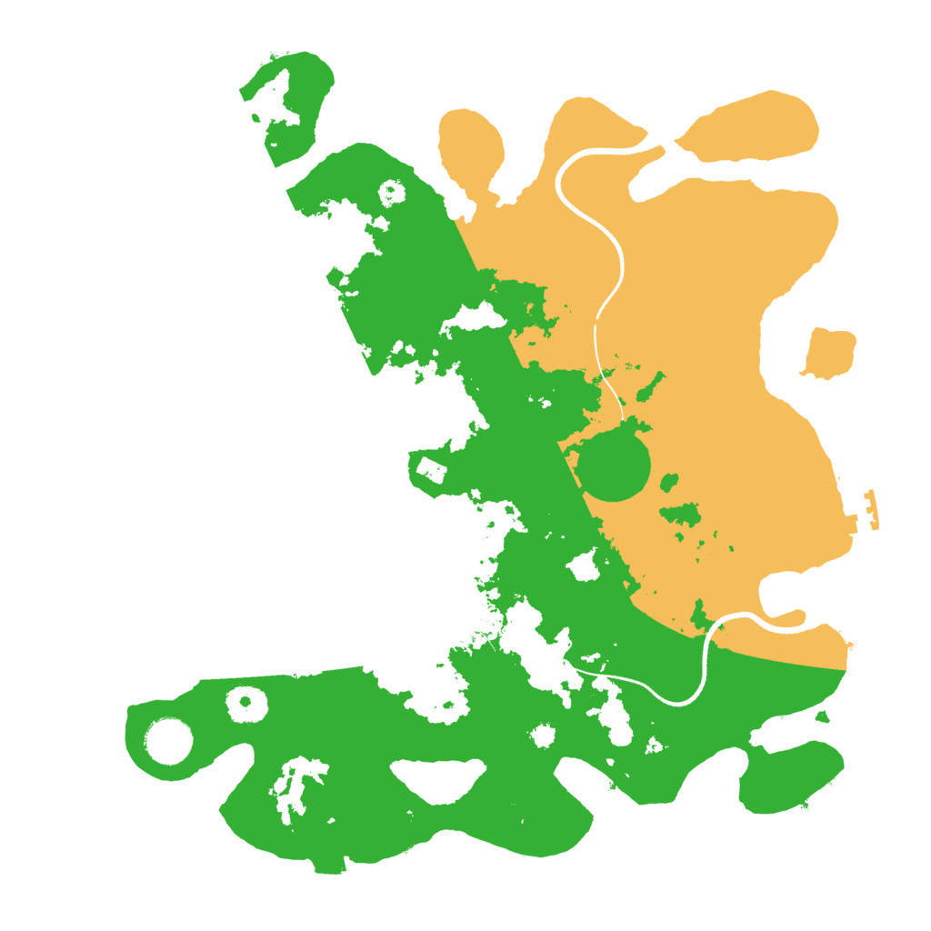 Biome Rust Map: Procedural Map, Size: 3500, Seed: 1830181722