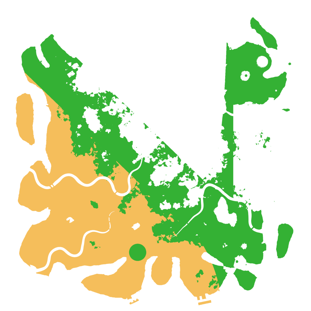 Biome Rust Map: Procedural Map, Size: 4800, Seed: 796952504