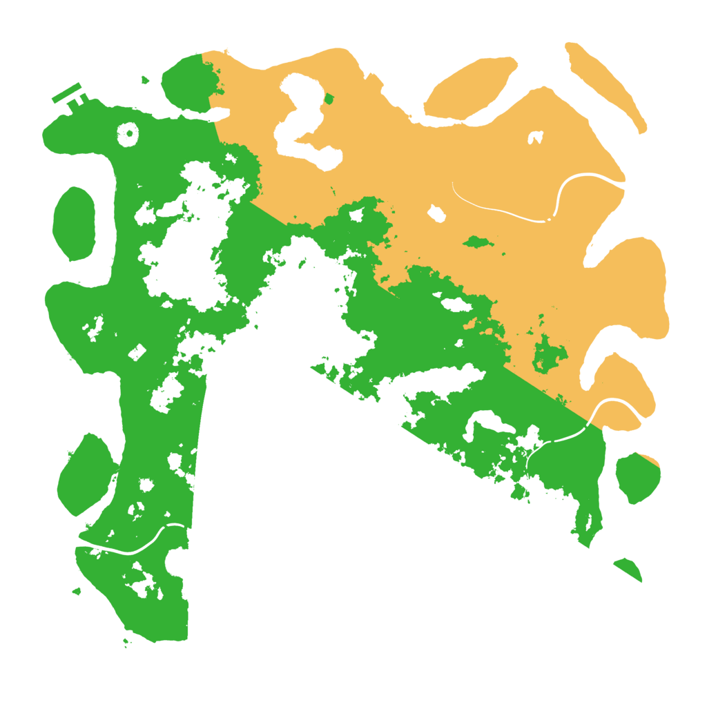 Biome Rust Map: Procedural Map, Size: 4500, Seed: 552911947