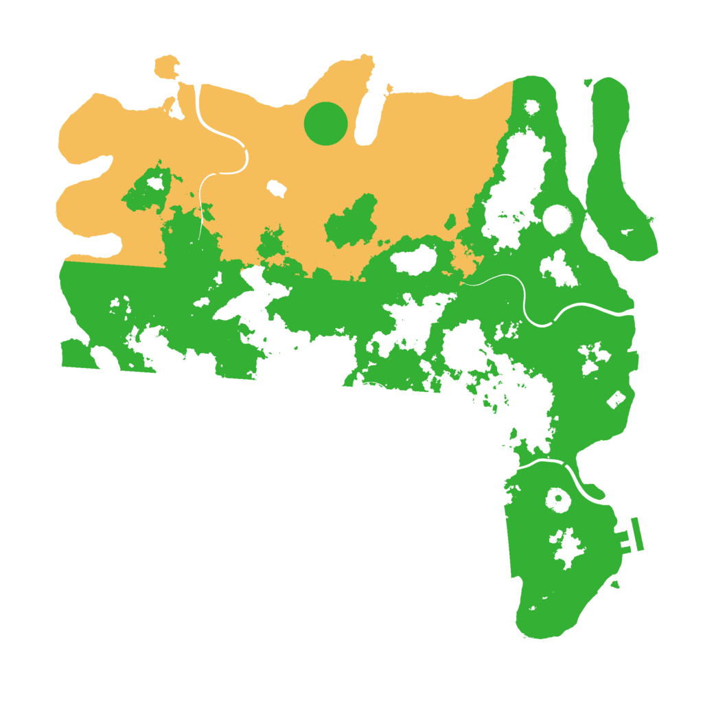 Biome Rust Map: Procedural Map, Size: 4250, Seed: 5737378