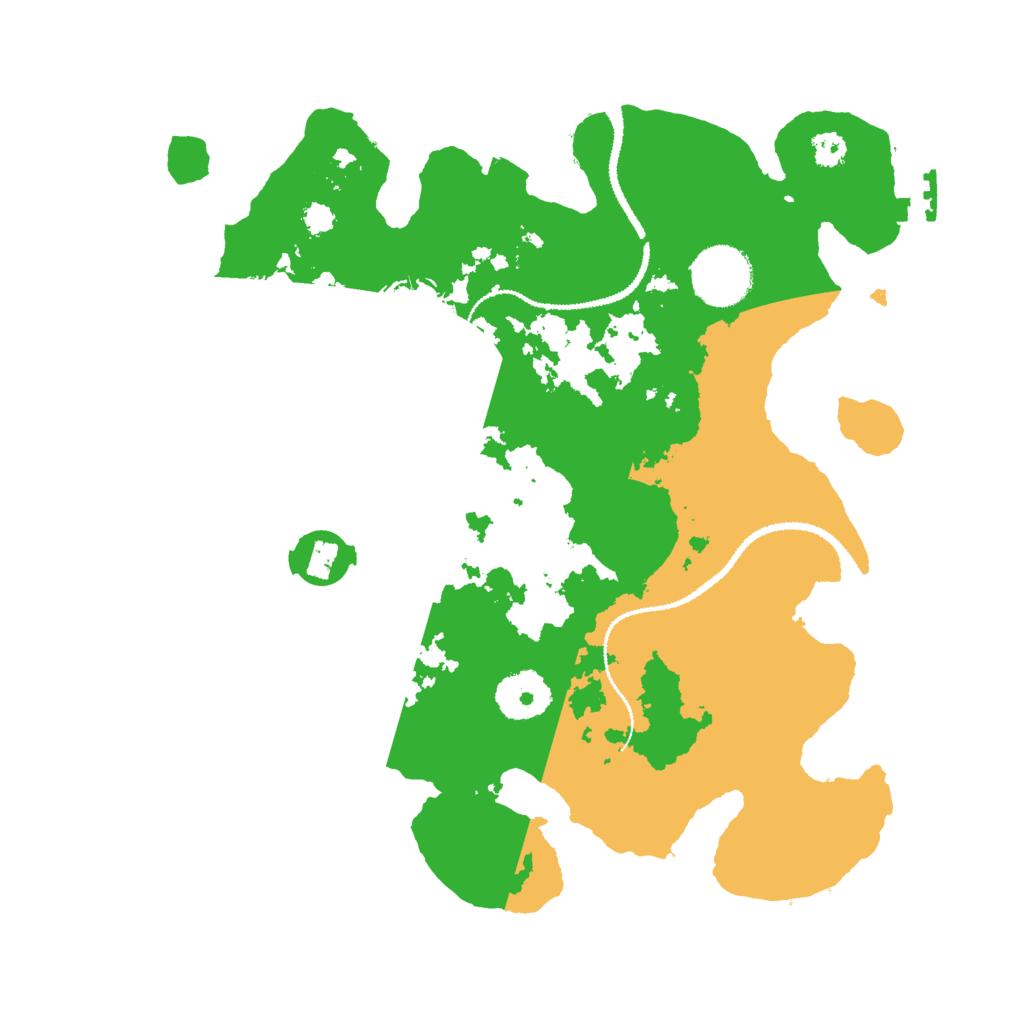Biome Rust Map: Procedural Map, Size: 3000, Seed: 1458816707