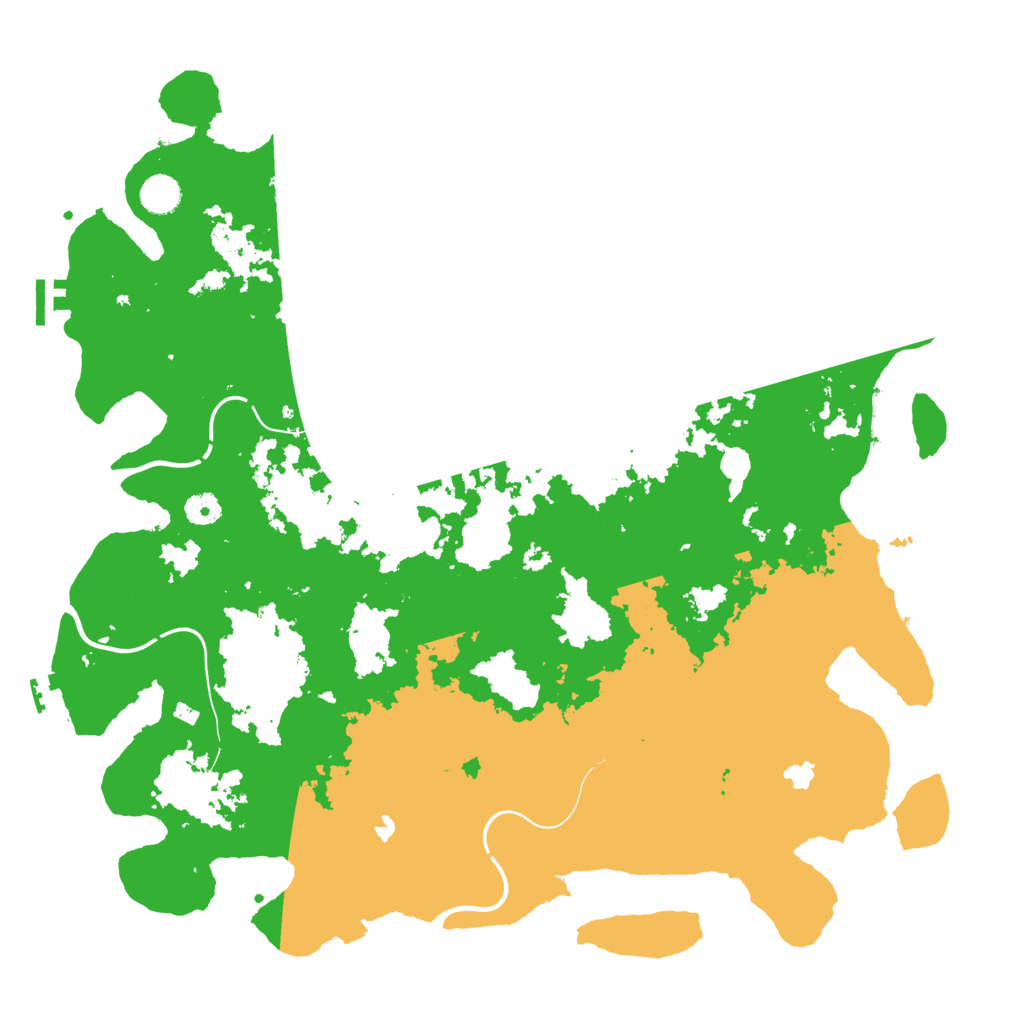 Biome Rust Map: Procedural Map, Size: 4500, Seed: 465765956