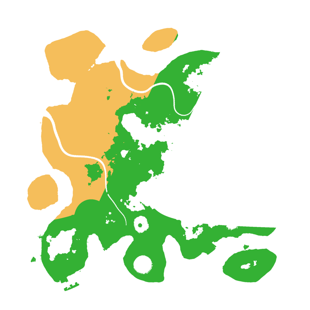 Biome Rust Map: Procedural Map, Size: 3000, Seed: 928429285