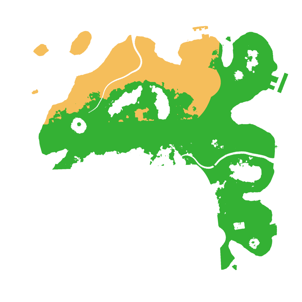 Biome Rust Map: Procedural Map, Size: 3000, Seed: 1607993716