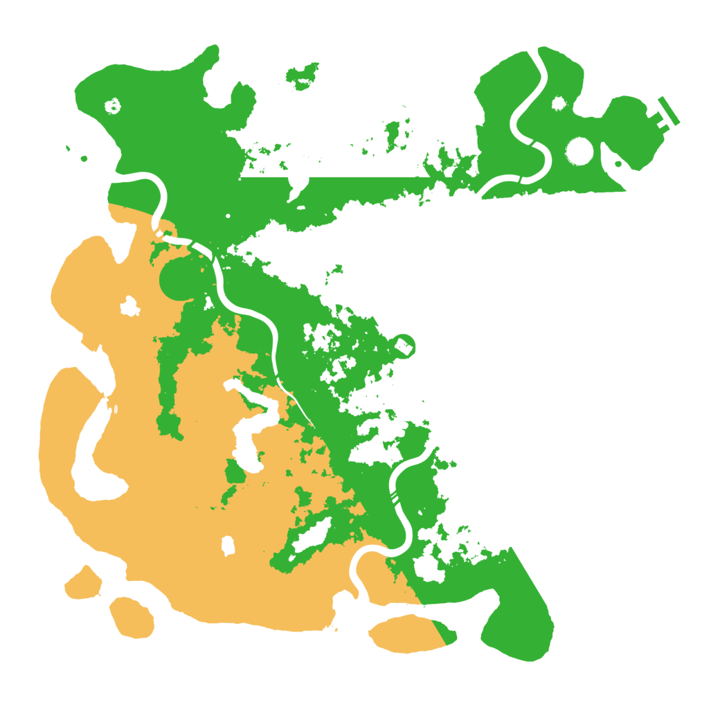 Biome Rust Map: Procedural Map, Size: 4500, Seed: 1206333136
