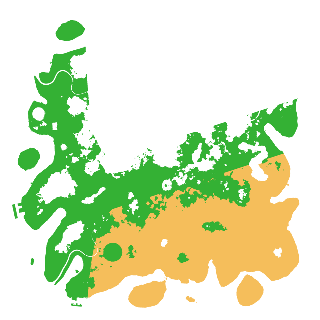 Biome Rust Map: Procedural Map, Size: 4500, Seed: 1290702120