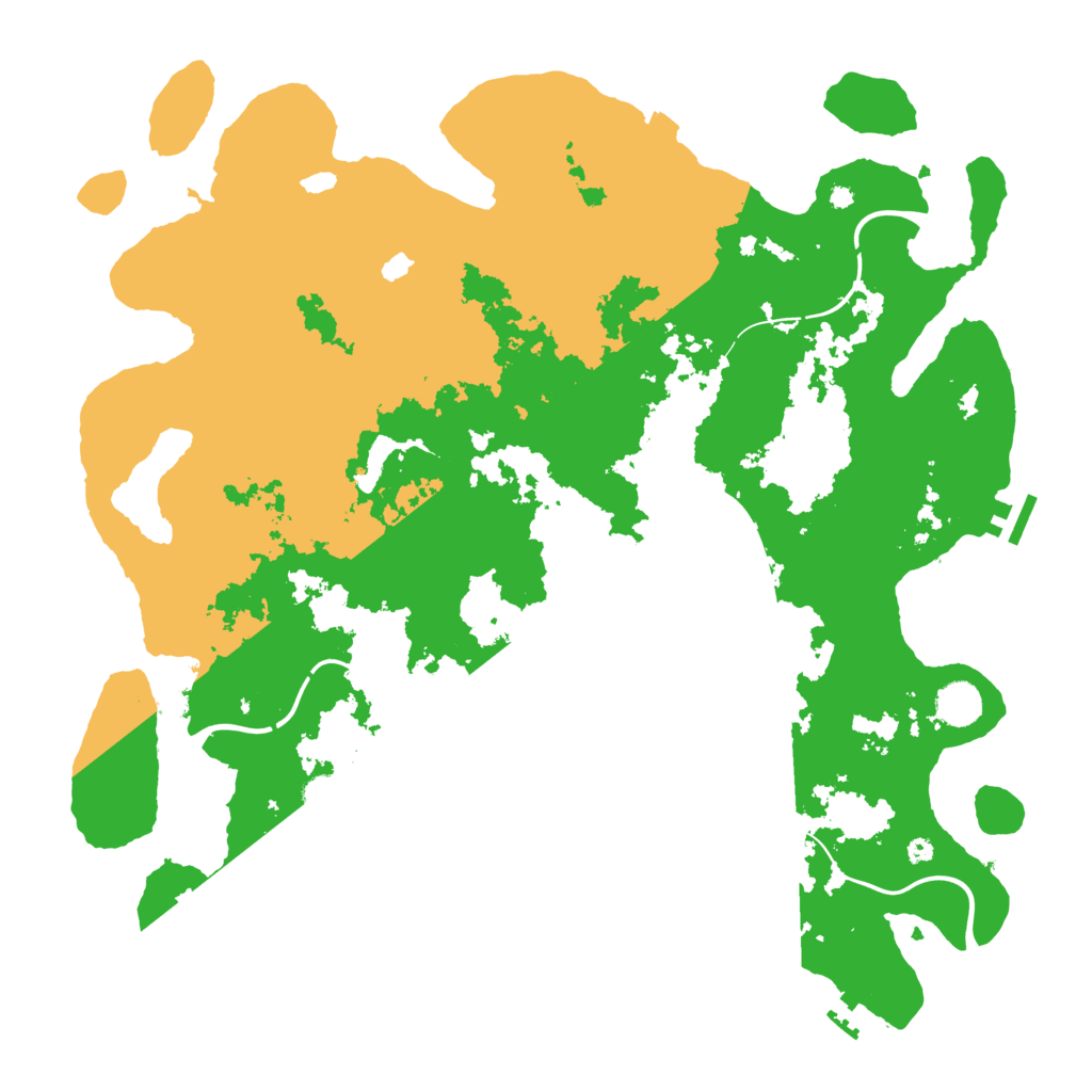 Biome Rust Map: Procedural Map, Size: 4250, Seed: 537030461