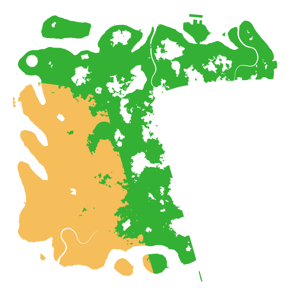 Biome Rust Map: Procedural Map, Size: 4500, Seed: 113905238