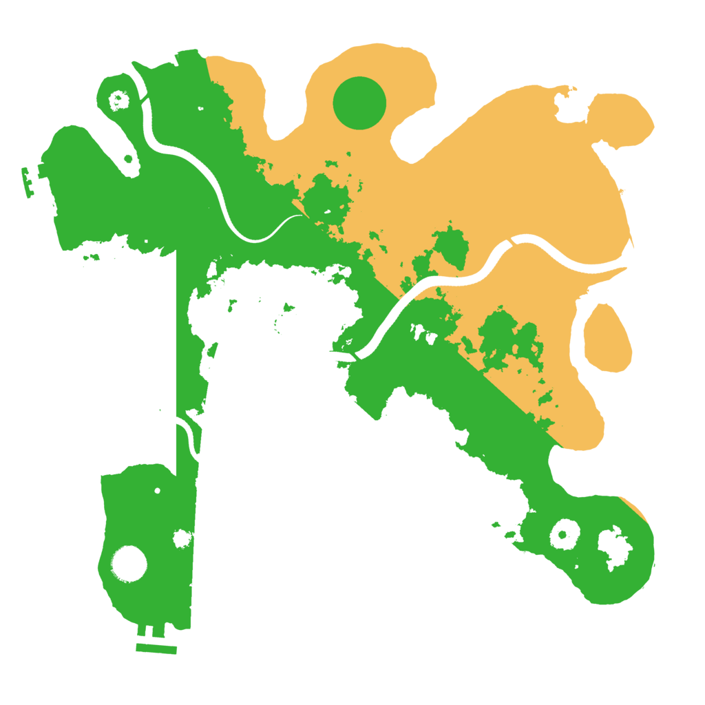 Biome Rust Map: Procedural Map, Size: 3500, Seed: 1566314409