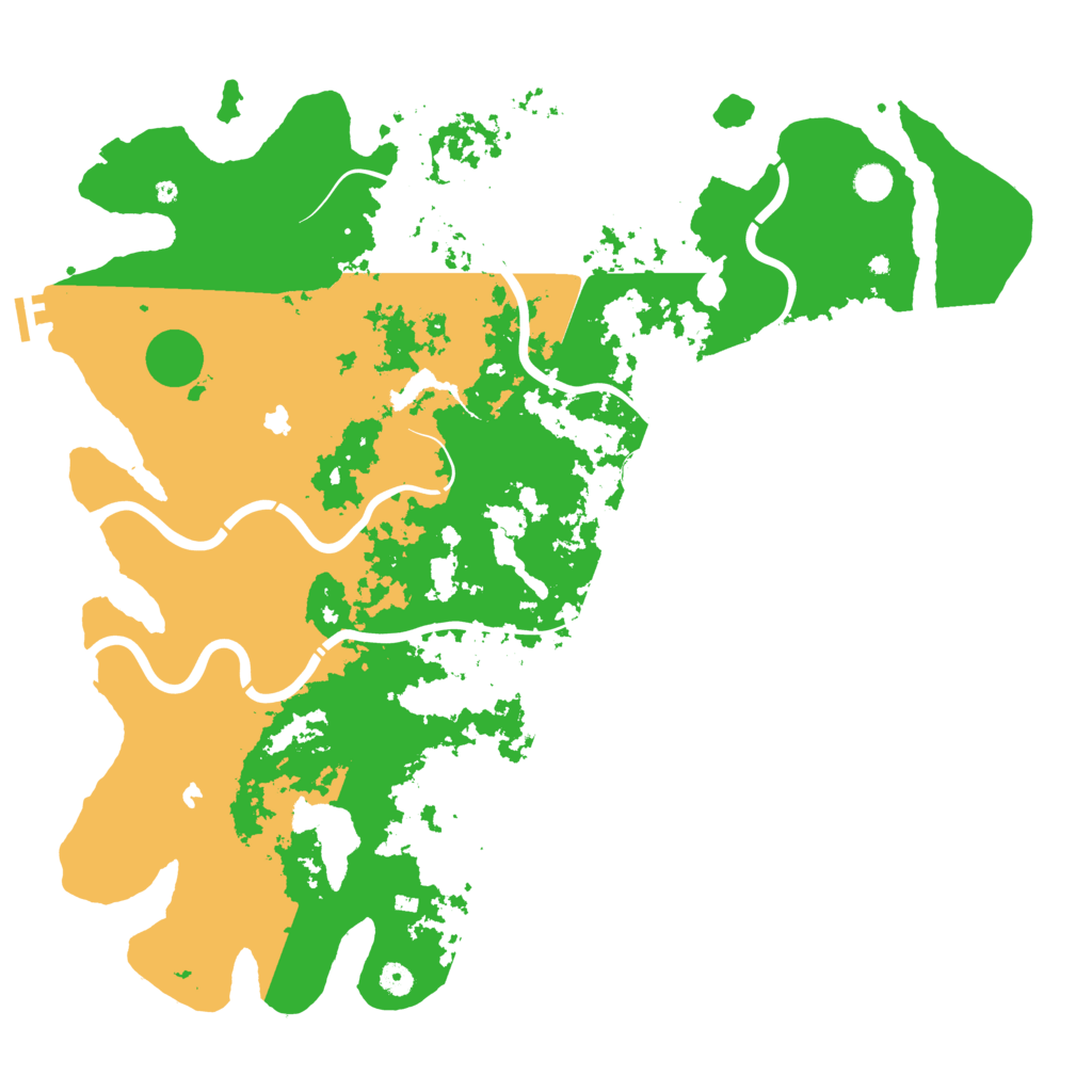 Biome Rust Map: Procedural Map, Size: 5000, Seed: 557284647