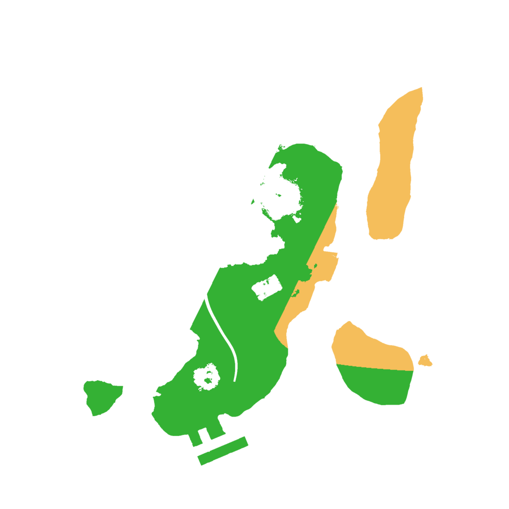 Biome Rust Map: Procedural Map, Size: 2000, Seed: 2036023369