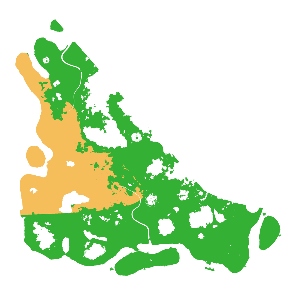 Biome Rust Map: Procedural Map, Size: 4500, Seed: 1046839712