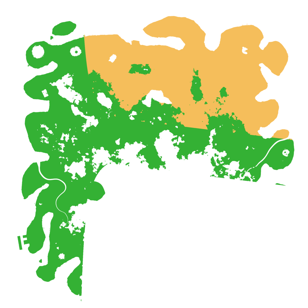 Biome Rust Map: Procedural Map, Size: 4500, Seed: 926926065