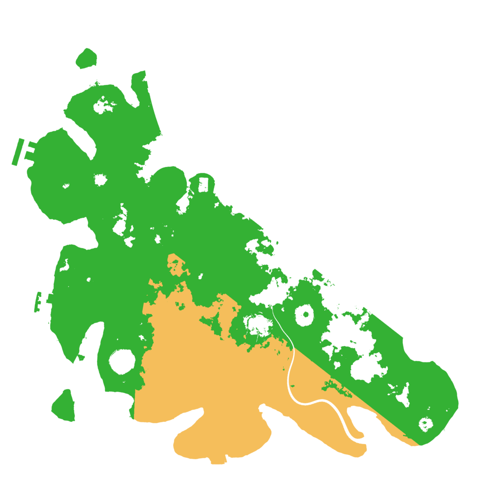 Biome Rust Map: Procedural Map, Size: 3650, Seed: 35767516