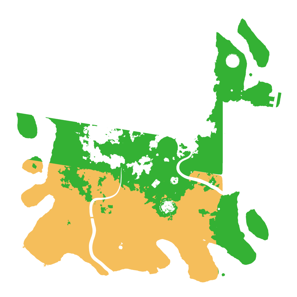 Biome Rust Map: Procedural Map, Size: 3850, Seed: 41