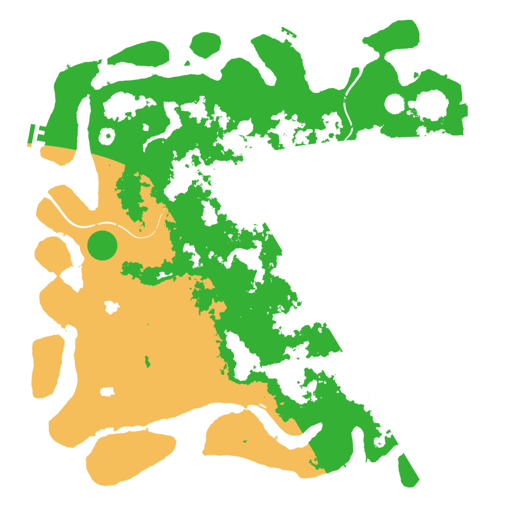 Biome Rust Map: Procedural Map, Size: 4500, Seed: 520127793