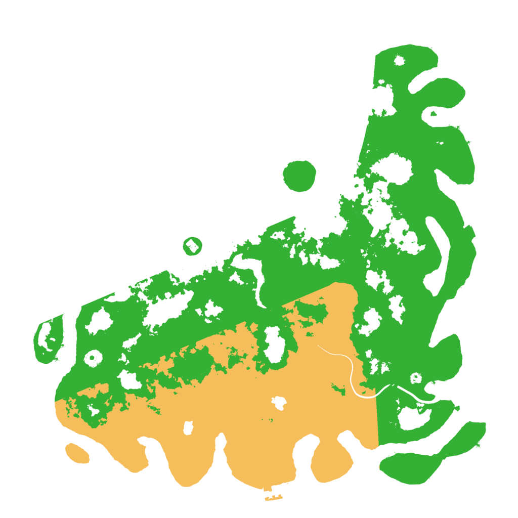 Biome Rust Map: Procedural Map, Size: 4500, Seed: 1109338816