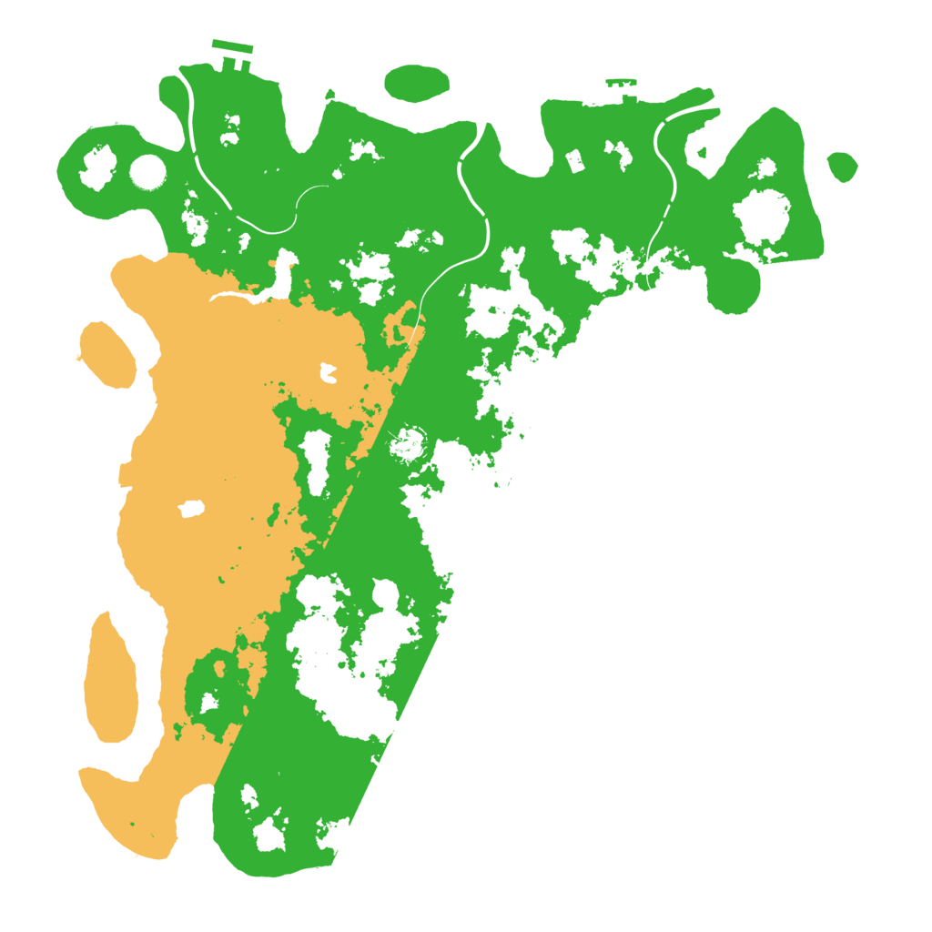 Biome Rust Map: Procedural Map, Size: 4600, Seed: 20120252