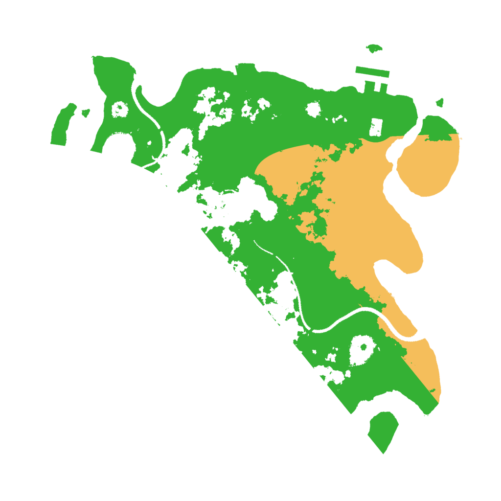 Biome Rust Map: Procedural Map, Size: 3000, Seed: 171033230
