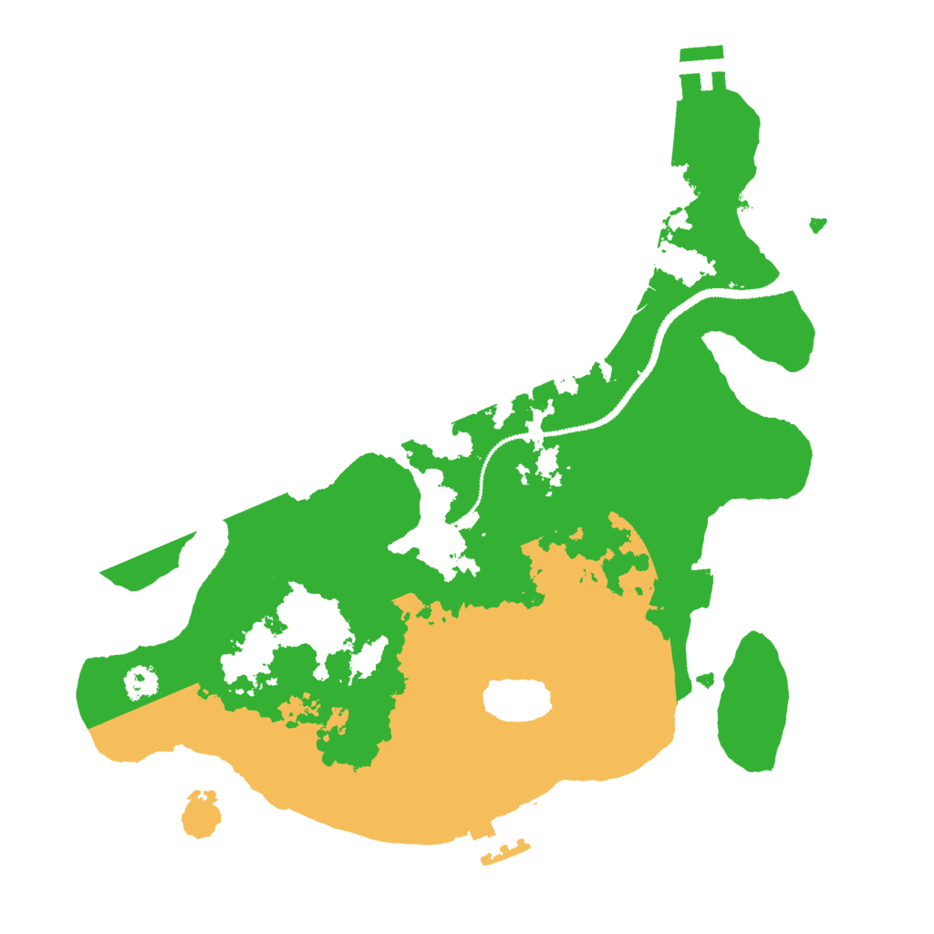 Biome Rust Map: Procedural Map, Size: 2800, Seed: 322420258