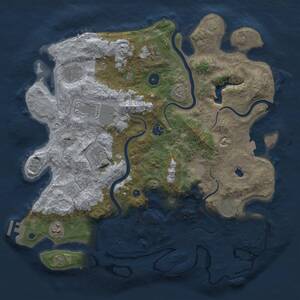Thumbnail Rust Map: Procedural Map, Size: 4000, Seed: 856254826, 14 Monuments