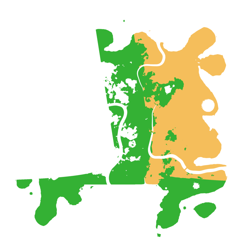 Biome Rust Map: Procedural Map, Size: 3400, Seed: 6214735