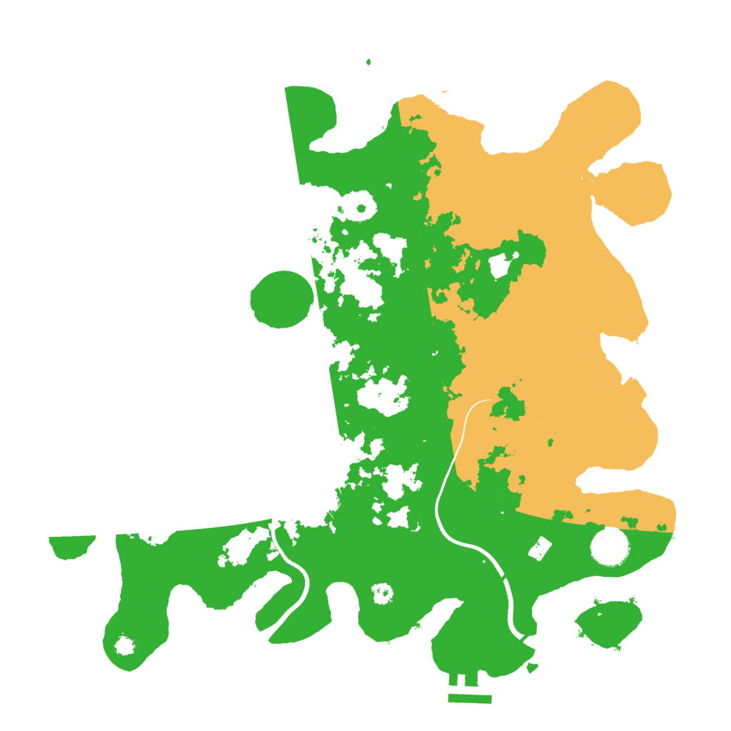 Biome Rust Map: Procedural Map, Size: 3400, Seed: 6214735