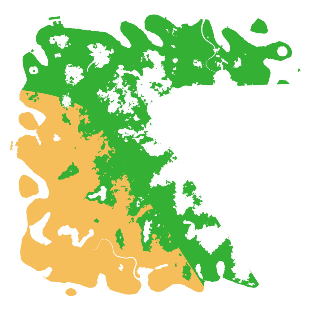 Biome Rust Map: Procedural Map, Size: 5500, Seed: 3918765