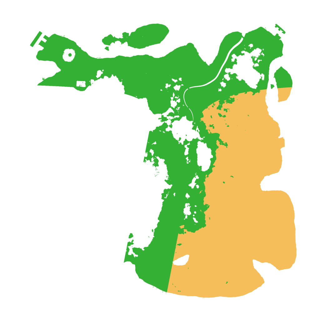 Biome Rust Map: Procedural Map, Size: 3750, Seed: 1882414603
