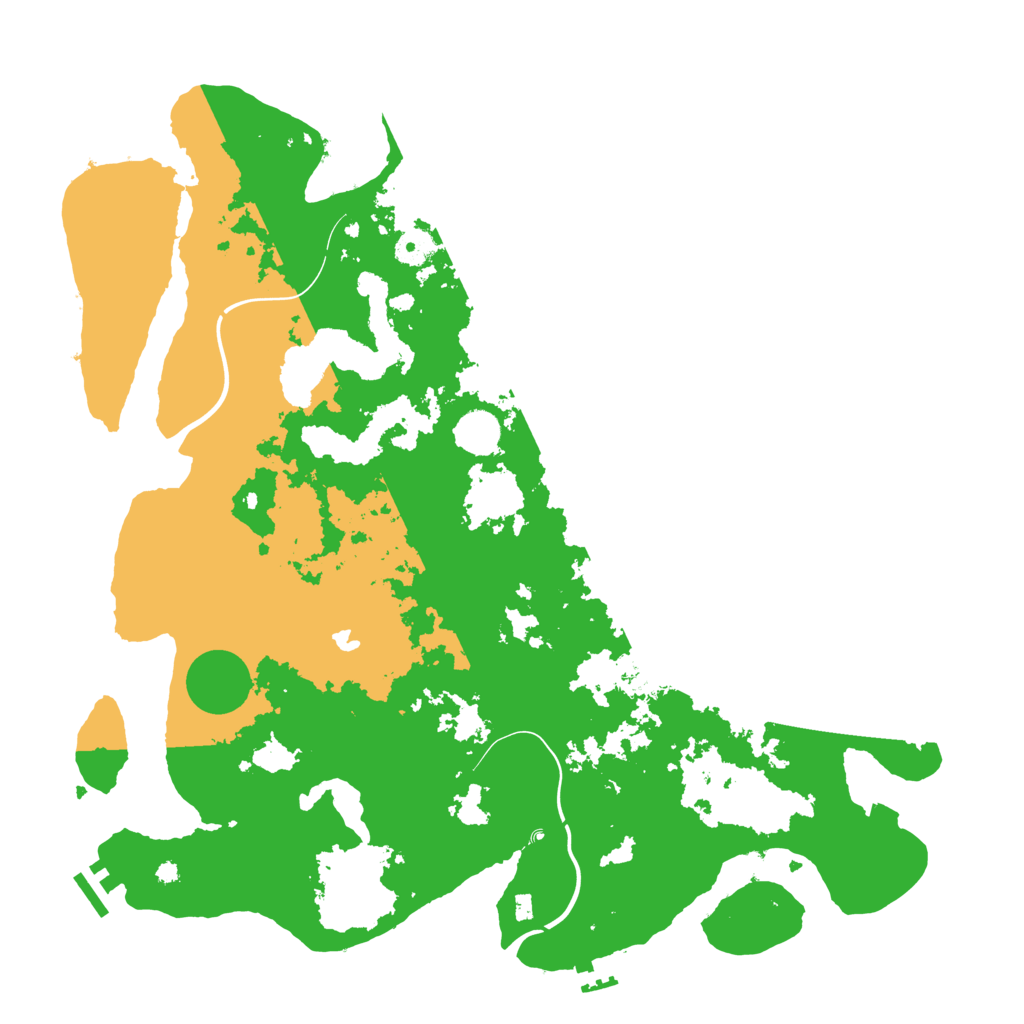 Biome Rust Map: Procedural Map, Size: 4200, Seed: 493523405