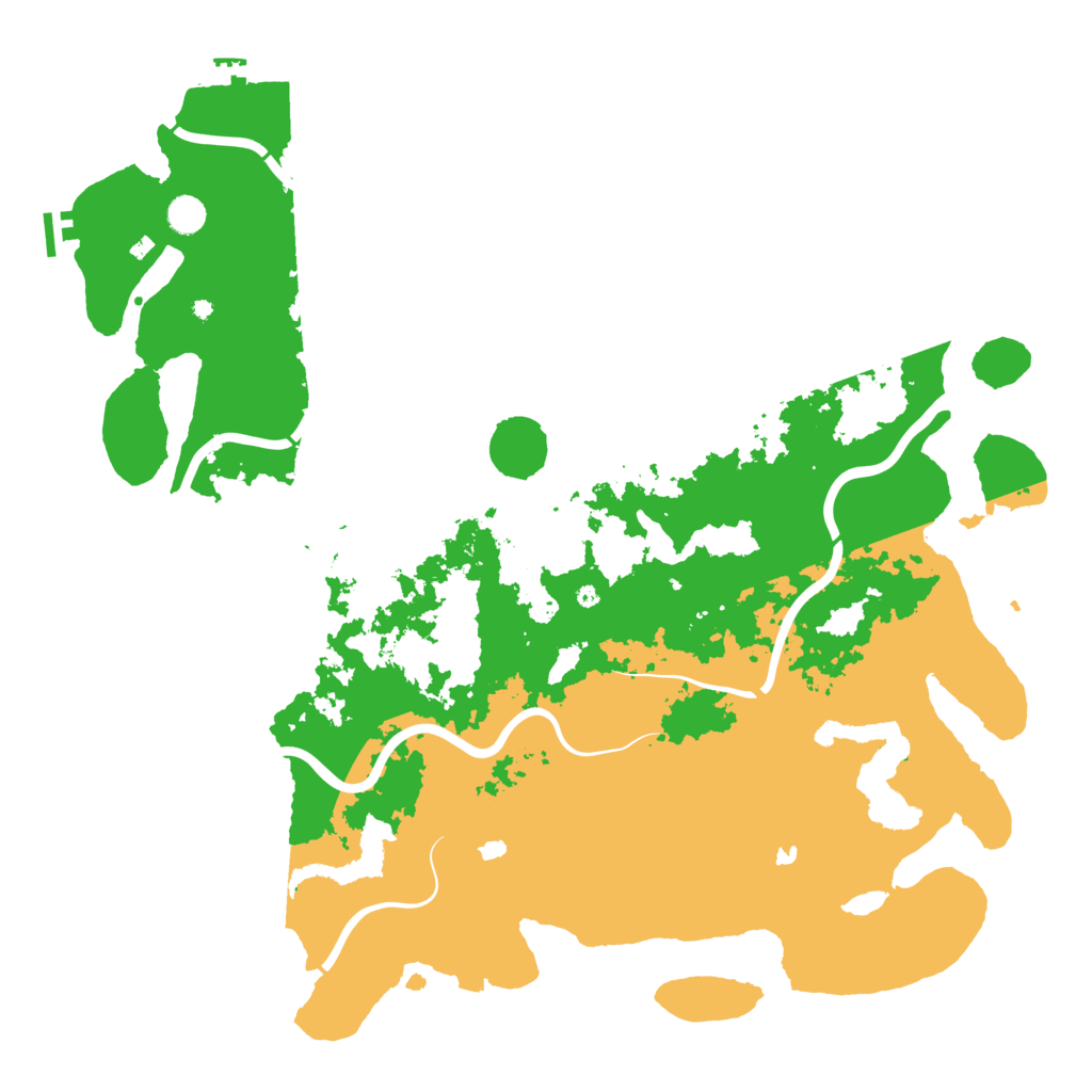 Biome Rust Map: Procedural Map, Size: 5000, Seed: 2018231492