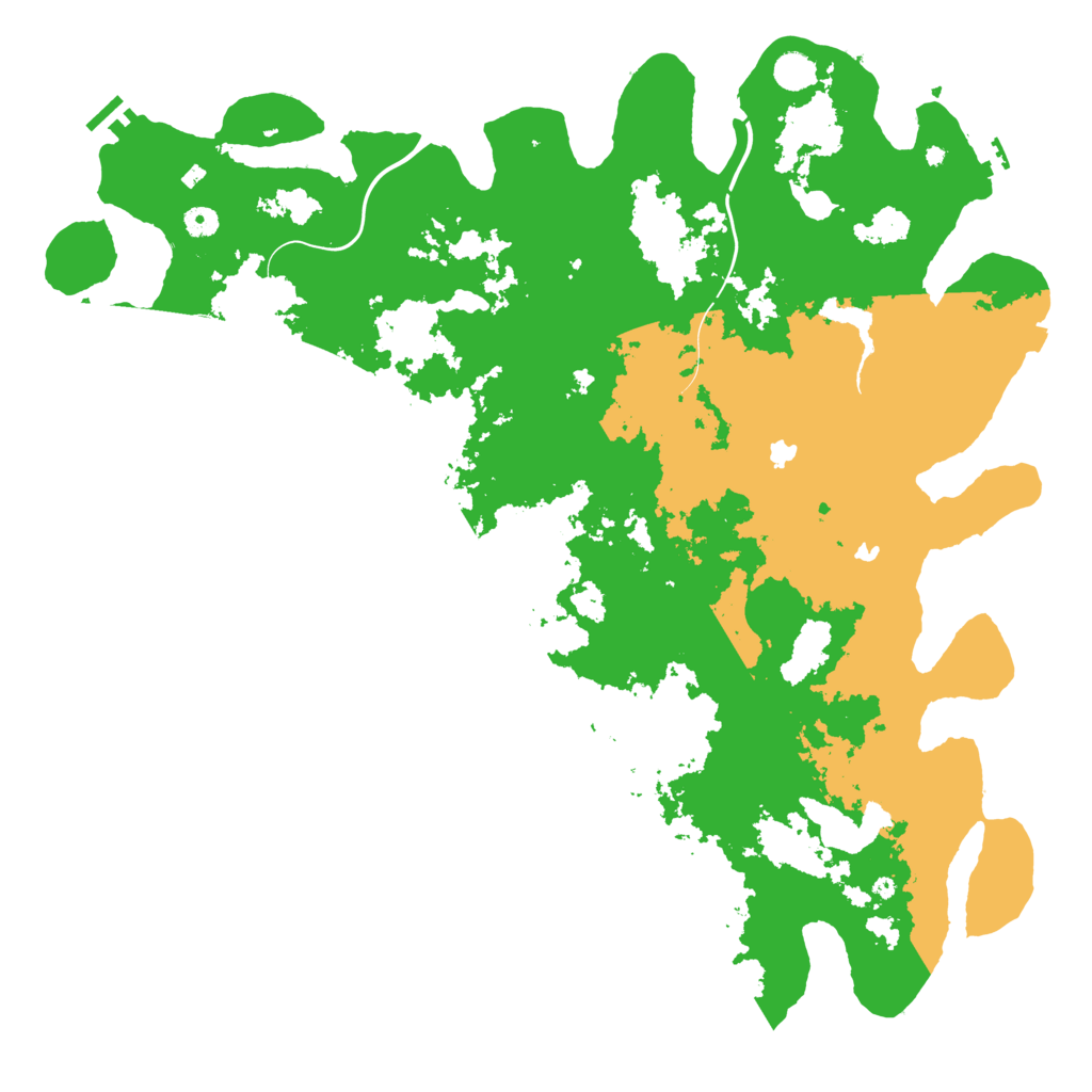 Biome Rust Map: Procedural Map, Size: 5000, Seed: 621175117