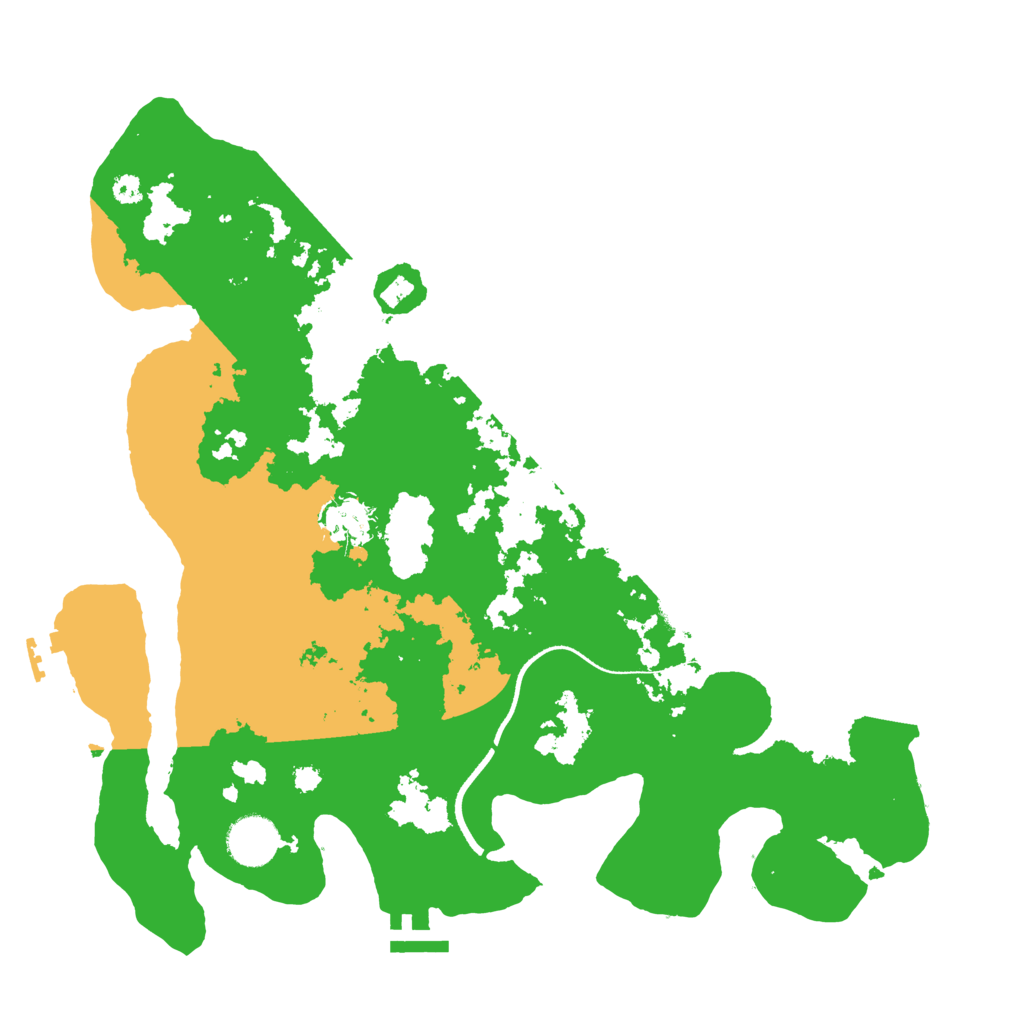 Biome Rust Map: Procedural Map, Size: 3525, Seed: 6666668