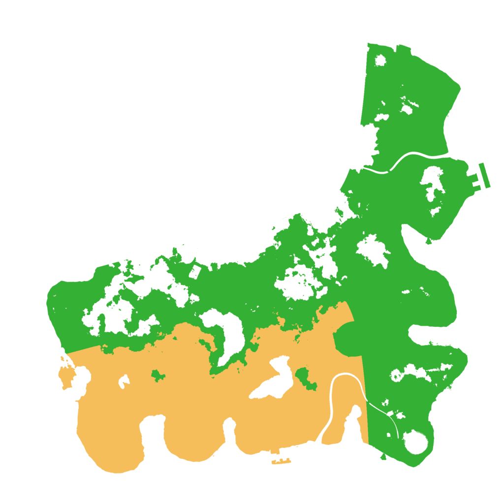 Biome Rust Map: Procedural Map, Size: 4000, Seed: 1598899683