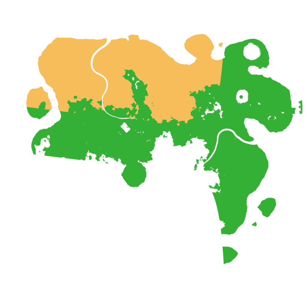 Biome Rust Map: Procedural Map, Size: 3500, Seed: 1764654250