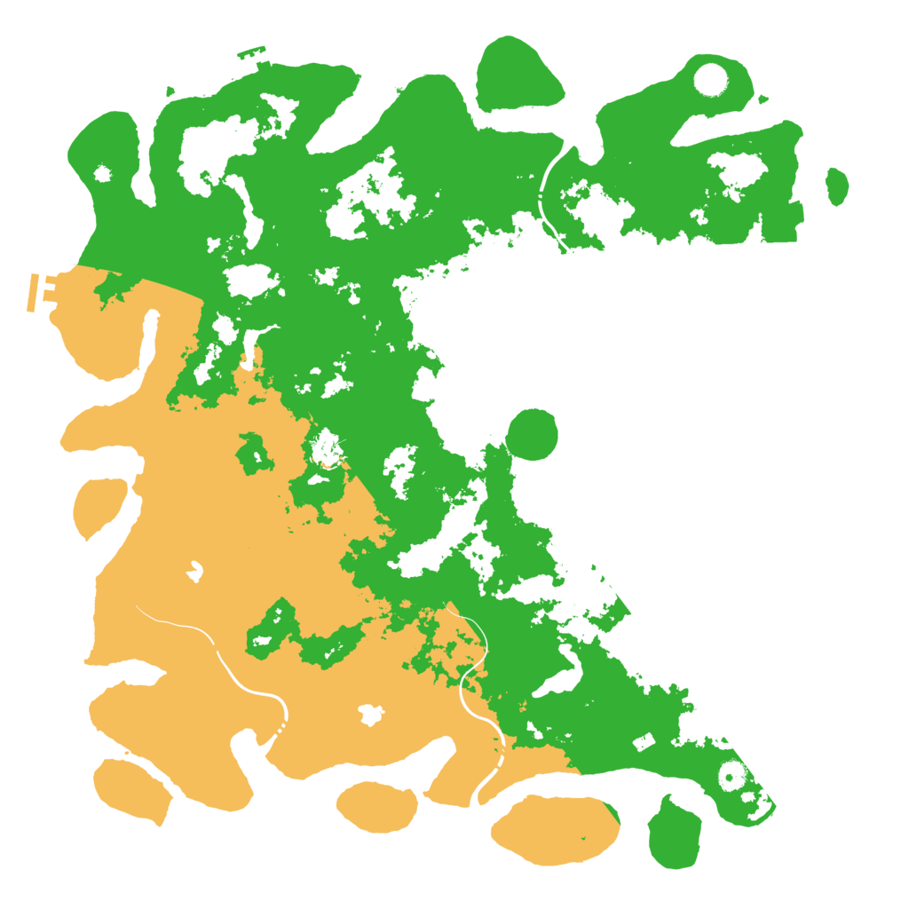 Biome Rust Map: Procedural Map, Size: 4800, Seed: 1457956568