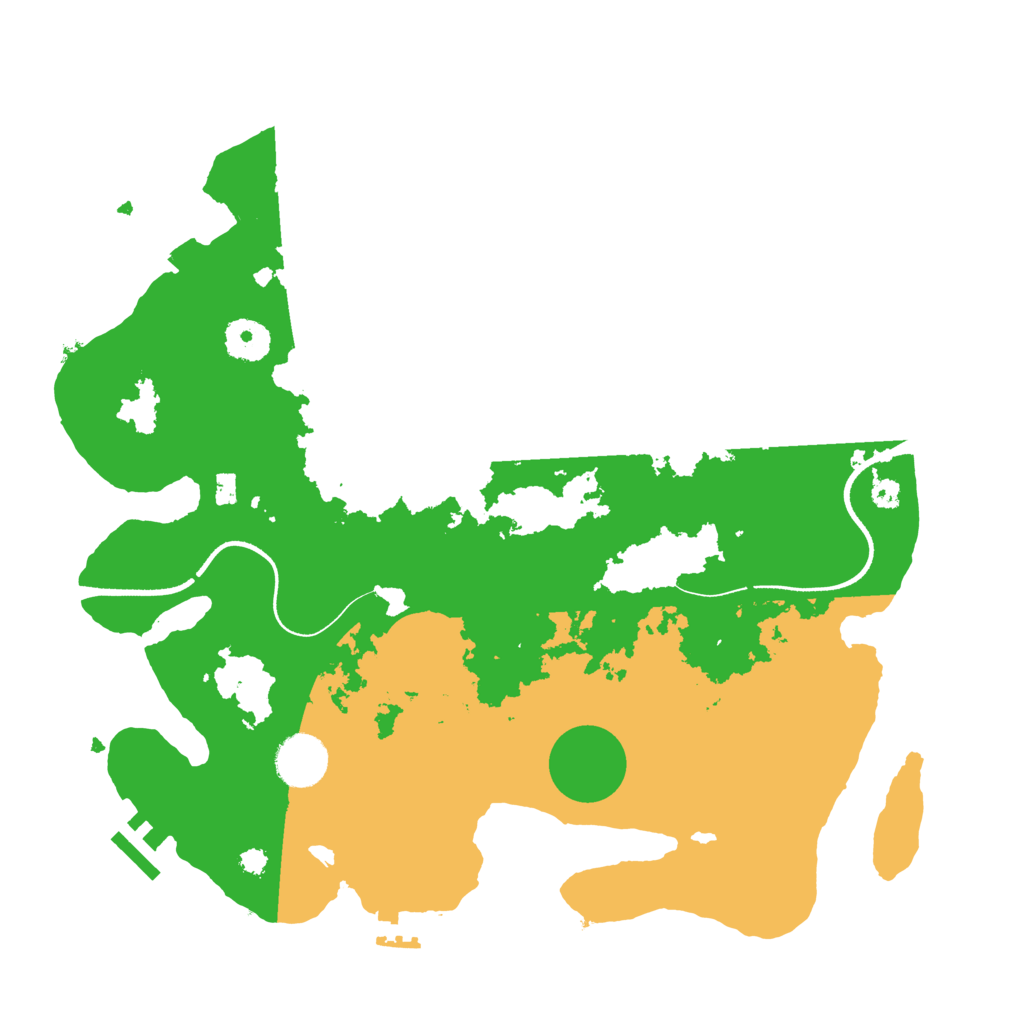 Biome Rust Map: Procedural Map, Size: 3500, Seed: 1827896930