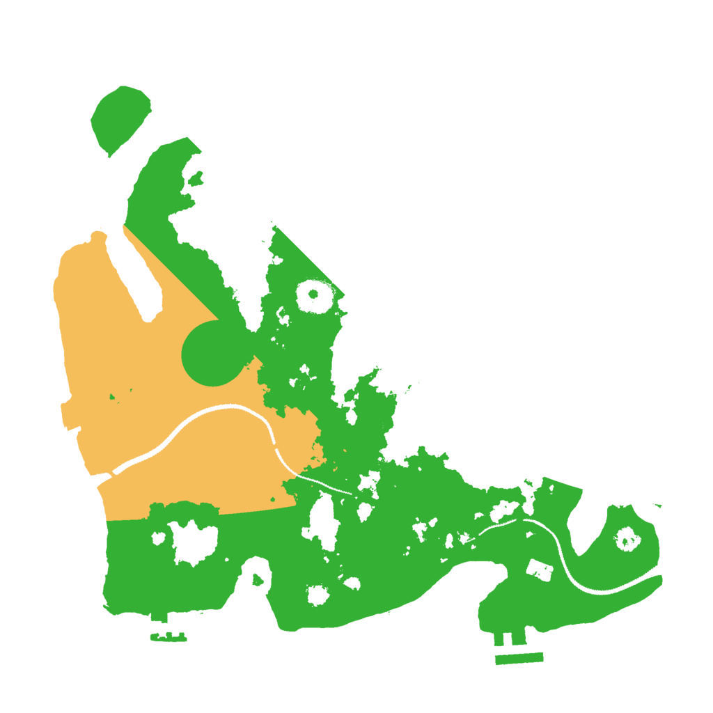 Biome Rust Map: Procedural Map, Size: 3000, Seed: 501504501