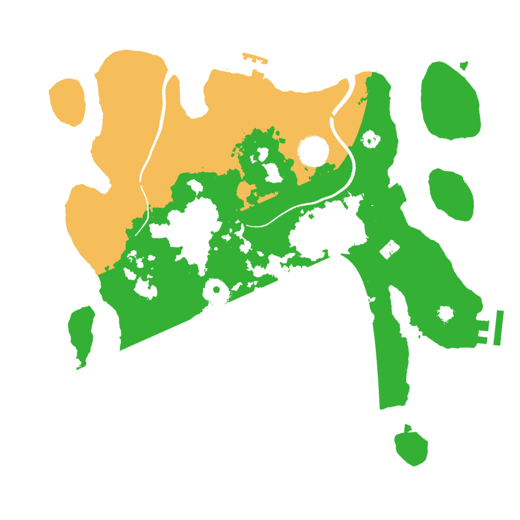 Biome Rust Map: Procedural Map, Size: 3000, Seed: 20137