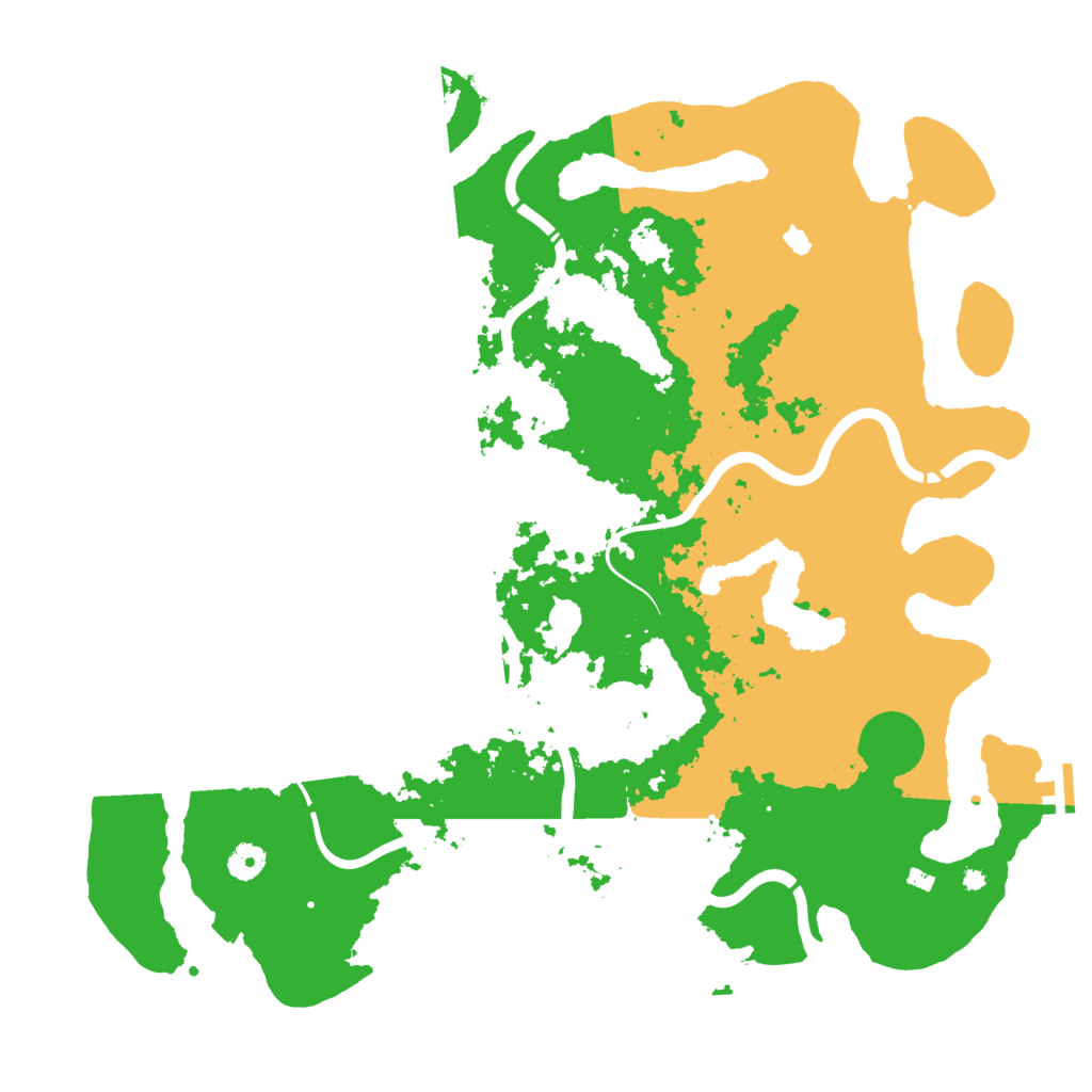 Biome Rust Map: Procedural Map, Size: 4450, Seed: 38954