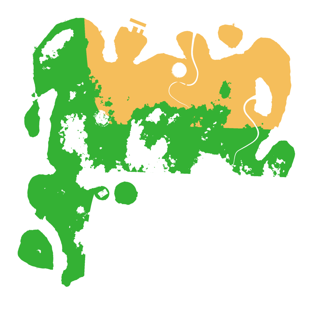 Biome Rust Map: Procedural Map, Size: 3750, Seed: 525853740