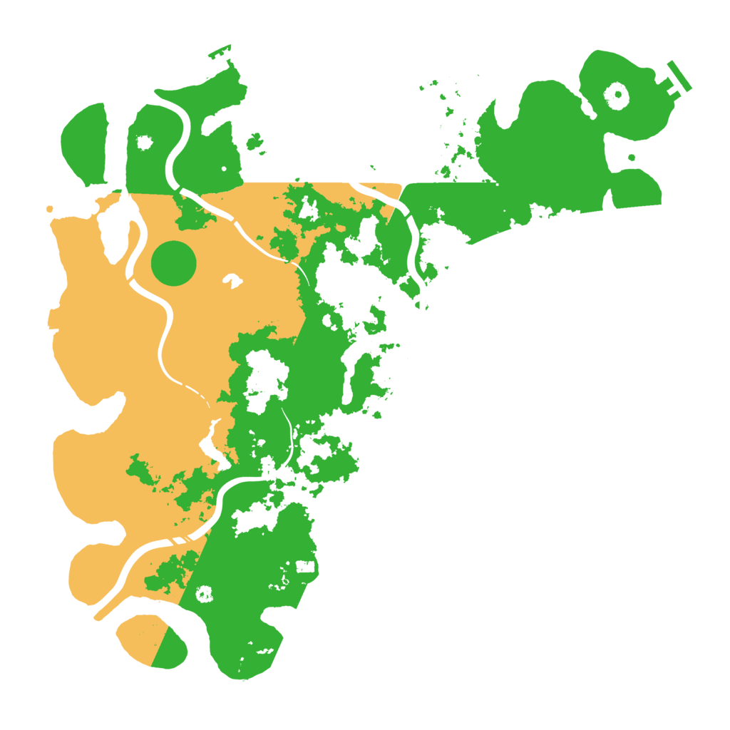 Biome Rust Map: Procedural Map, Size: 4250, Seed: 20250103