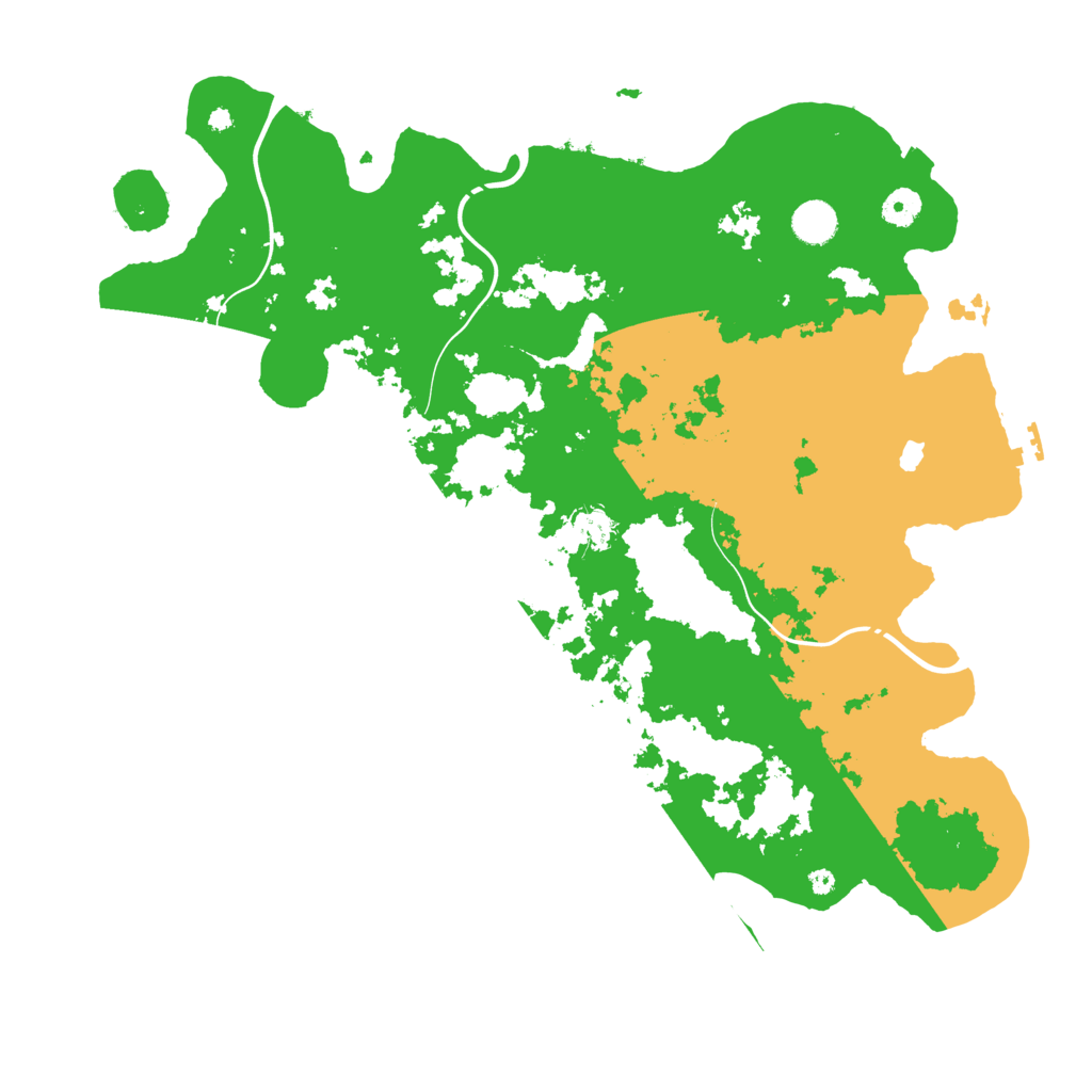 Biome Rust Map: Procedural Map, Size: 4300, Seed: 286129023