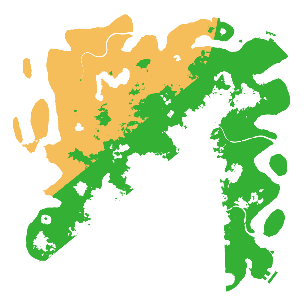 Biome Rust Map: Procedural Map, Size: 4500, Seed: 856636262