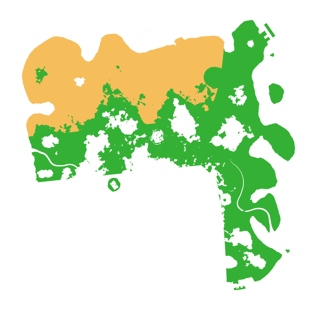 Biome Rust Map: Procedural Map, Size: 4000, Seed: 1008609390